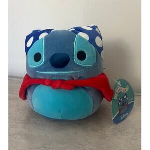 8” Disney Lilo & STITCH Superhero Bra Bandana Cape Alien Squishmallows Plush Toy